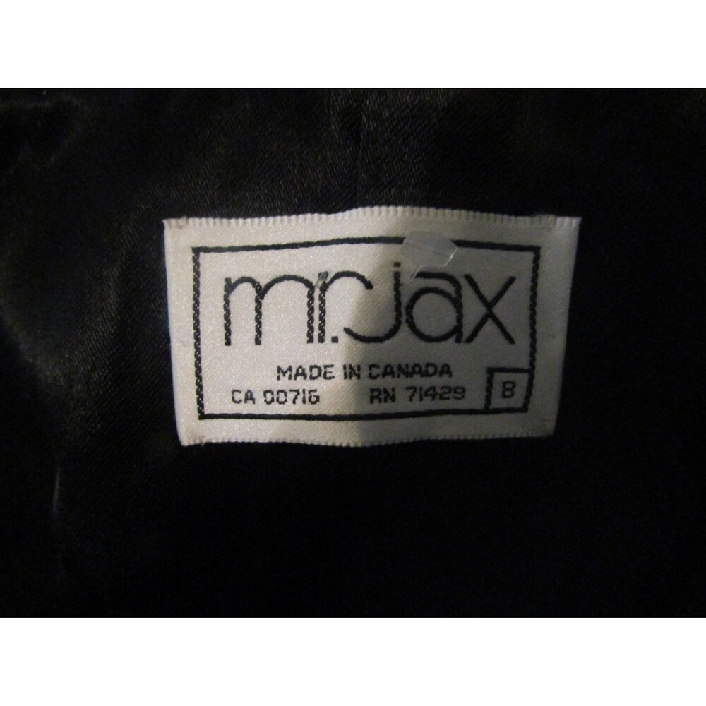 Vintage Mr Jax Wool Cashmere Jacket Womens XL Teal Blue Made Canada - Picture 8 of 11